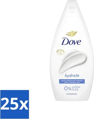 Immagine prodotto di Crema doccia Dove - Idrata - 450 ml - Confezione risparmio - 25 pezzi
