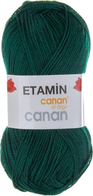 30g Etamin Canan uni dunkelgrün