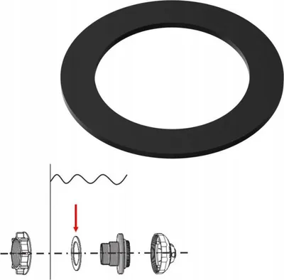 Image de INTEX 10255 Joint plat pour raccordement à la buse dans le bassin 38 mm