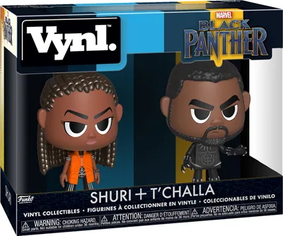 Produktbild von Marvel Black Panther - Shuri + T' Challa - Funko Vynl Figuren