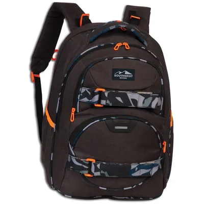 Produktbild von Southwest Reißverschluss Ranzen schwarz Polyester ORI6202S