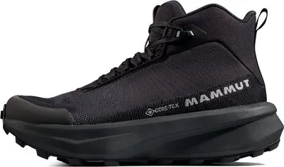 Mittelhoher Wanderschuh "Aenergy Mtn Mid GTX" von Mammut in Schwarz; geeignet für Damen.