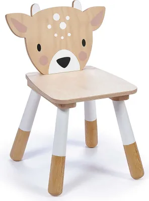 Produktbild von Tender Leaf Toys Forest Deer Chair, Stuhl, Weiß, Holz, Sperrholz, 3 Jahr(e), 32 cm, 30 cm