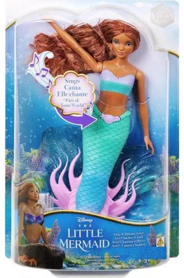 Image de Poupee ariel la petite sirene qui chante - poupee mannequin - disney princess - mattel - hmx22