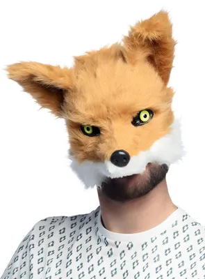 Obrázok produktu pre Plyšová lišiacka polomaska – karneval