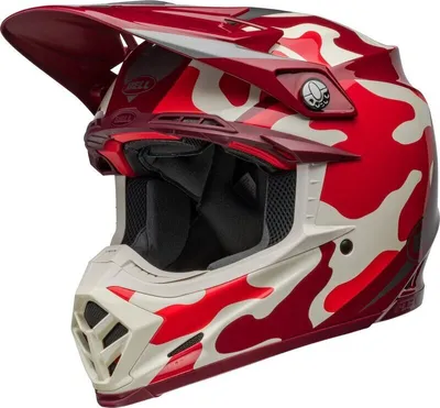 Immagine prodotto di Casco BELL Moto-9S Flex - Ferrandis Méchant Rosso lucido/Argento