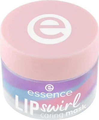 Imagen del producto de Essence LIP swirl, mascarilla nutritiva para labios, sin color, para mujeres, nutritiva, en envase de vidrio, sin gluten, sin parabenos