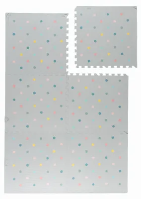 Zdjęcie produktu dla Mata piankowa Puzzle – Alfie Dots Jasnoszara