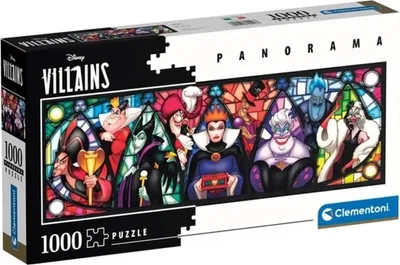 Obrázek produktu pro Clementoni 39516 - Disney Villains - 1000 dílků Puzzle - Panorama Collection