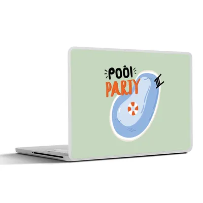 Produktbild von MuchoWow® Laptop Aufkleber Sticker Cover Pool - Wasser - Blau 30x21 cm - Sticker für Laptop - Selbstklebend