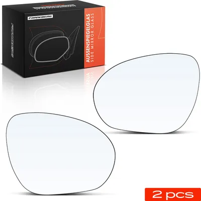 Productafbeelding van Frankberg 2x Spiegelglas Buitenspiegel Voor voor Nissan Juke F15
