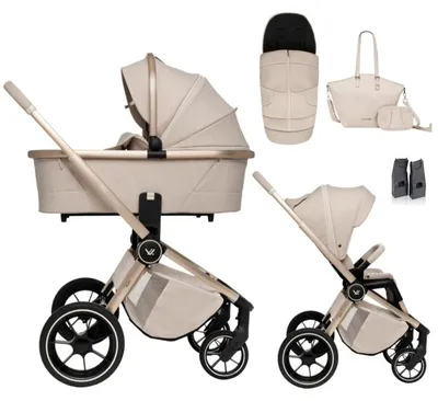 Zdjęcie produktu dla Muuvo Quick Boho wózek wielofunkcyjny 2w1 Beige