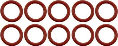 Produktbild von 10x O-Ring 8,50x1,80mm Rot Silikon Dichtung Innen 8,5mm Außen 12,1mm