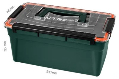 Produktbild von Angelkoffer mit Clipverschlüssen Delphin TBX Case