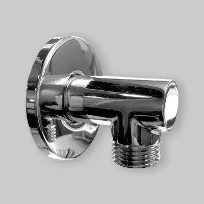Obrázok produktu pre Rohová spojka s okrúhlou rozetou, luxusná, 1/2" x 1/2"