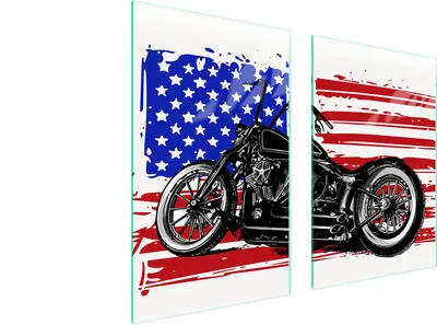 Produktbild von Glasschutzplatte Für Küche 65X52 Motorrad