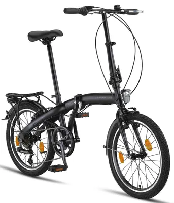 Obrázek produktu pro Licorne Bike Conseres Premium skládací kolo 20 palců - Kolo pro muže, chlapce, dívky a ženy - Shimano 6 rychlostí - Holandské kolo