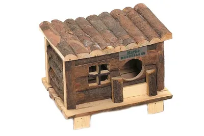 Produktbild von Nagerhaus Wonderland Hamster Maus Rennmaus Spielhaus Schlafplatz 17,5x12,5x14 cm