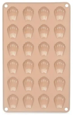 Produktbild von Orion | Silikonform Muscheln für 24 Pralinen - Beige - Madeleine Backform