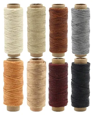 Nähgarn 240 m 150D gewachst für Leder DIY 8 Farben