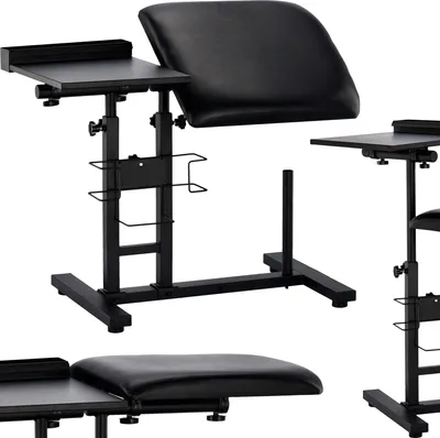 Image de Accoudoir avec base pour tatouage cosmétique SPA noir