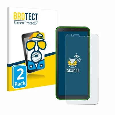 Produktbild von 2x BROTECT Schutzfolie für Blackview BV6300 Pro Displayschutz Displayschutzfolie Folie Matt Entspiegelungsfolie
