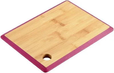 Immagine prodotto di KESPER Tagliere in bambù con foro per appendere, 27 x 19 cm, modello 58274, con bordo smussato