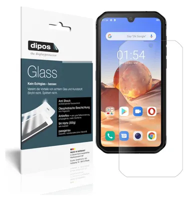 Obrázek produktu pro 2x ochranná fólie pro Blackview BV9900 matná - Anti-Shock 9H fólie dipos Glass plastové sklo