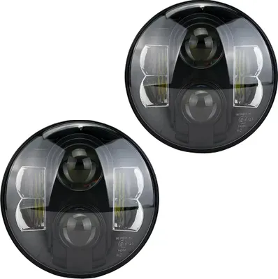 Obrázok produktu pre Sada 2x LED svetlometov 7 palcov kompatibilných s Harley Davidson main