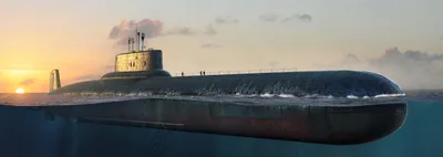 Productafbeelding van Hobby Boss Russische marine, Typhoon-klasse onderzeeër, schaal 1:350, artikelnummer 83532