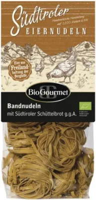 Zdjęcie produktu dla Makaron wstążki - południowotyrolski Schüttelbrot 250g