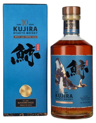 Produktbild von Kujira Ryukyu 10 Years Old WHITE OAK VIRGIN CASK Whisky 43% Vol. 0,7l in Geschenkbox