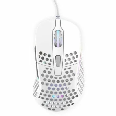 Produktbild von CHERRY XTRFY M4 RGB, rechts, Optisch, RF Wireless + USB Type-C, 19000 DPI, Weiß