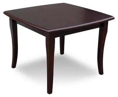 Image de Table en bois massif, table de salle à manger, table pour réunions, dimensions 100x100/250 cm