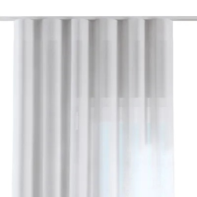 Produktbild von Dekoria Wellenvorhang, weiß, 130 x 245 cm