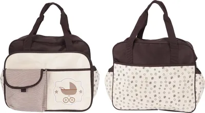Immagine prodotto di Borsa fasciatoio per passeggino, grande capacità, tracolla singola, biberon, pannolini