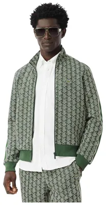Produktbild von Sweatshirt Lacoste Sudadera Lacoste París Monogram Full Zip verde blanco für Uni