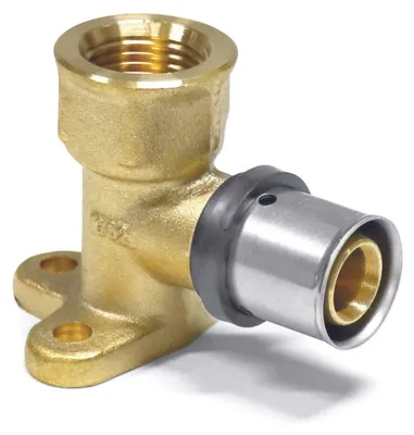 Immagine prodotto di Pressfitting angolo a parete semplice 20 x 2 - 3/4" IG 52 mm