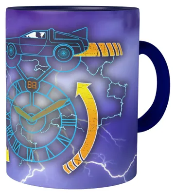 Image de Tasse à café en céramique - 330 ml - Bleue