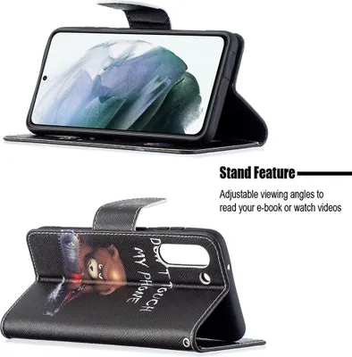 Obrázok produktu pre Pre Samsung Galaxy S21 FE G990B Faux Leather Mobile Case Book Motif 1 Protective Cover Case Cover Case New
