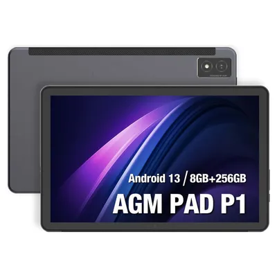 Obrázok produktu pre AGM PAD P1, 26,3 cm (10.4"), 1200 x 2000 px, 256 GB, 8 GB, Android 13, Šedá