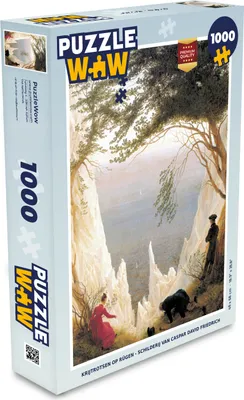 Obrázek produktu pro MuchoWow MuchoWow® Puzzle 1000 ks Křídové útesy na Rujáně - Obrázek, Caspar David Friedrich