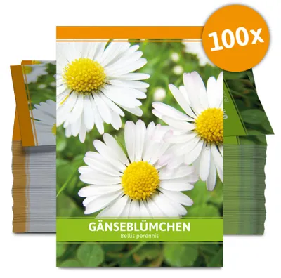 Artikelbild 2 von 'Gänseblümchen  für Werbezwecke (100 Tütchen)' aus der Kategorie Vorteilspackungen