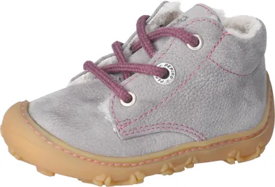 Produktbild von RICOSTA Boots COLIN von PEPINO für erste Schritte im Winter Winterschuhe Schnürer Lammwollfutter Mädchen graphit/pink grau/pink Größe 22