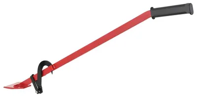Image de Levier de débardage de 130 cm - Lève-troncs avec crochet et coin - Pour charges lourdes - Acier forgé - Coin coulissant