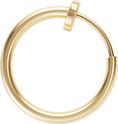 Produktbild von Fake Piercing Ohrring Creole 8-10-12 mm Farbe - Goldfarben Innendurchmesser - 8 mm