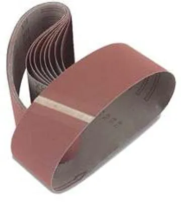 Image de BANDE ABRASIVE 105 × 620 mm, grain 120 - 3 pièces