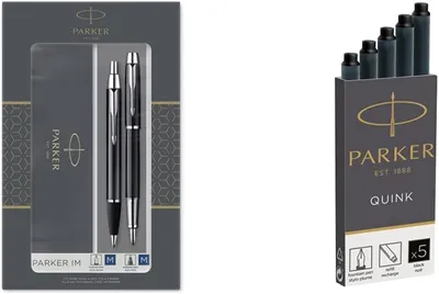 Obrázok produktu pre PARKER Füller & Kugelschreiber DuoSet Black C.C. IM M Geschenkbox