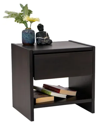 Produktbild von Nachttisch Holz Nachtkonsole Buche wenge 40 x 33 cm CAMPINO