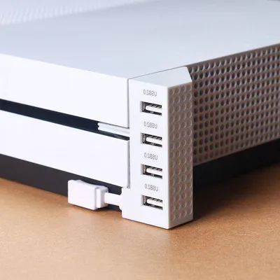 Zdjęcie produktu dla Hub USB 2.0 do konsoli Xbox One S, 4-portowy splitter USB do konsoli Xbox One Slim